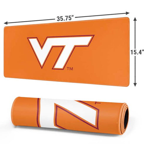 Virginia Tech University Orange Gaming Mouse Pad