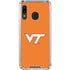 Virginia Tech University Orange Galaxy A30 Clear Case