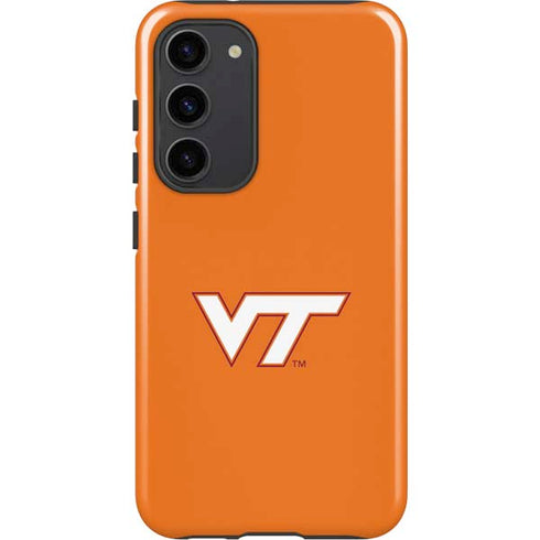 Virginia Tech University Orange Galaxy S23 Plus Pro Case