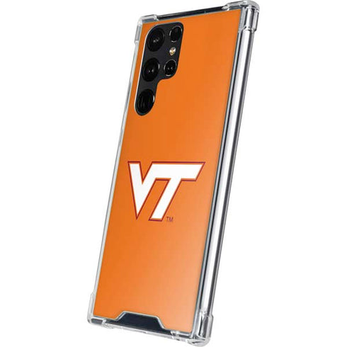 Virginia Tech University Orange Galaxy S23 Ultra Clear Case