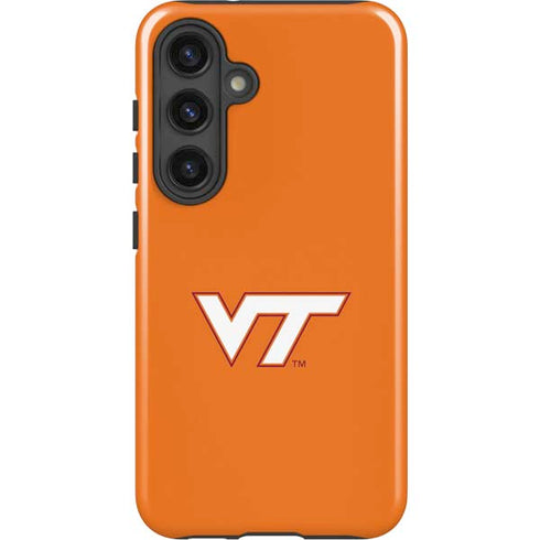 Virginia Tech University Orange Galaxy S25 Impact Case