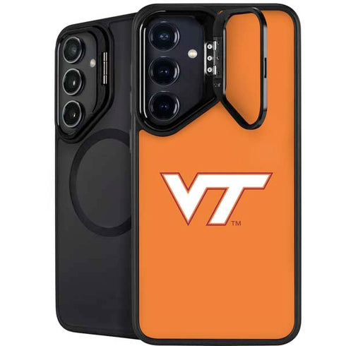 Virginia Tech University Orange Galaxy S25 Kickstand Case