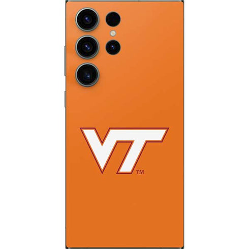 Virginia Tech University Orange Galaxy S25 Ultra Skin