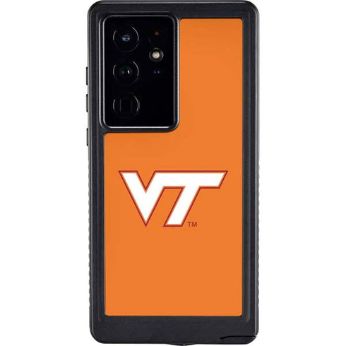 Virginia Tech Orange Galaxy S24 Ultra Waterproof Case