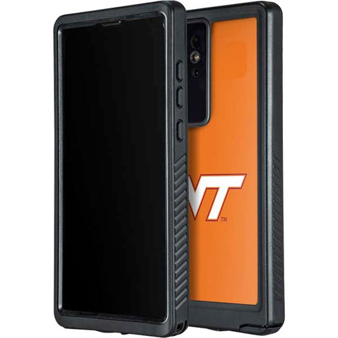 Virginia Tech Orange Galaxy S24 Ultra Waterproof Case