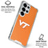 Virginia Tech University Orange Galaxy S25 Ultra Clear Case