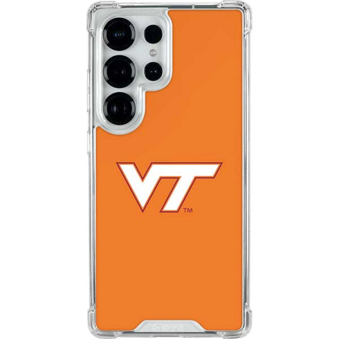 Virginia Tech University Orange Galaxy S26 Ultra Clear Case