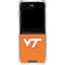 Virginia Tech University Orange Galaxy Z Flip6 Clear Case