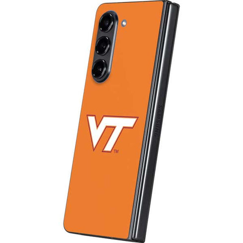 Virginia Tech Orange Galaxy Z Fold5 5G Skin