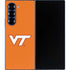 Virginia Tech University Orange Galaxy Z Fold6 Skin