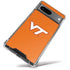 Virginia Tech University Orange Google Pixel 8a Clear Case