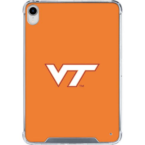 Virginia Tech University Orange iPad 11th Gen (2025) Clear Case