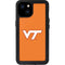 Virginia Tech University Orange iPhone 15 Plus Waterproof Case