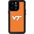 Virginia Tech University Orange iPhone 15 Pro Waterproof Case