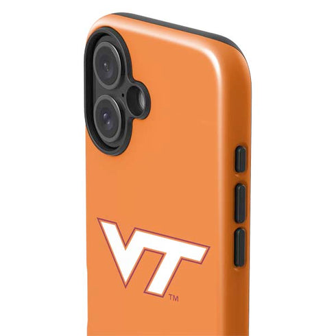 Virginia Tech University Orange iPhone 16 Impact Case