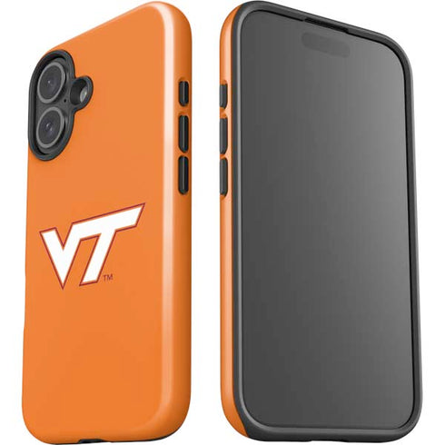 Virginia Tech University Orange iPhone 16 Impact Case