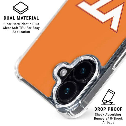 Virginia Tech University Orange iPhone 16 MagSafe Case