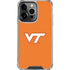 Virginia Tech University Orange iPhone 16 Pro Max Clear Case