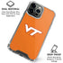Virginia Tech University Orange iPhone 16 Pro Max Clear Case