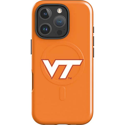Virginia Tech University Orange iPhone 16 Pro Max Magsafe Impact Case