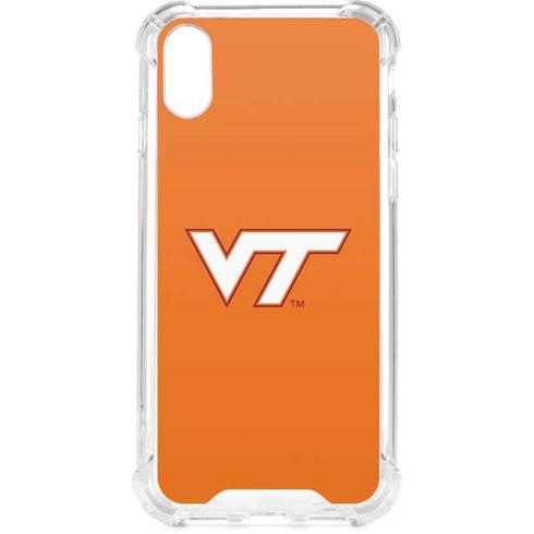 Virginia Tech Orange iPhone XS Clear Case