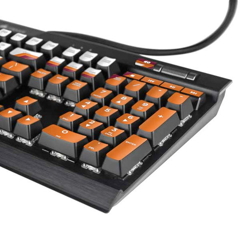 Virginia Tech University Orange K95 RGB PLATINUM Mechanical Gaming Keyboard Skin