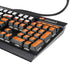 Virginia Tech University Orange K95 RGB PLATINUM Mechanical Gaming Keyboard Skin