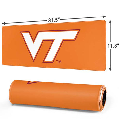 Virginia Tech University Orange Gaming Mouse Pad
