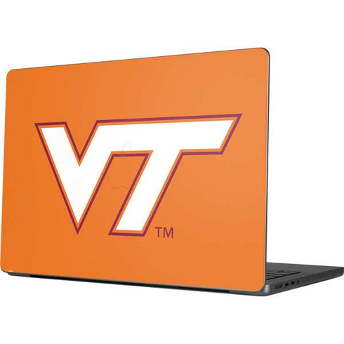 Virginia Tech University Orange Apple MacBook Pro 14-inch Skin