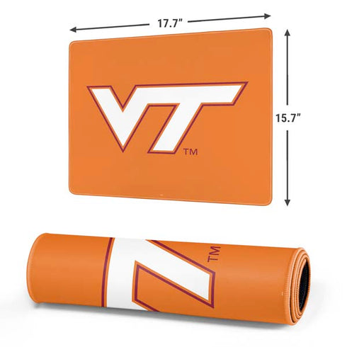 Virginia Tech University Orange Gaming Mouse Pad