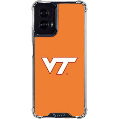 Virginia Tech University Orange Moto G Power 5G (2024) Clear Case