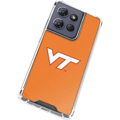 Virginia Tech University Orange Moto G Power 5G (2025) Clear Case