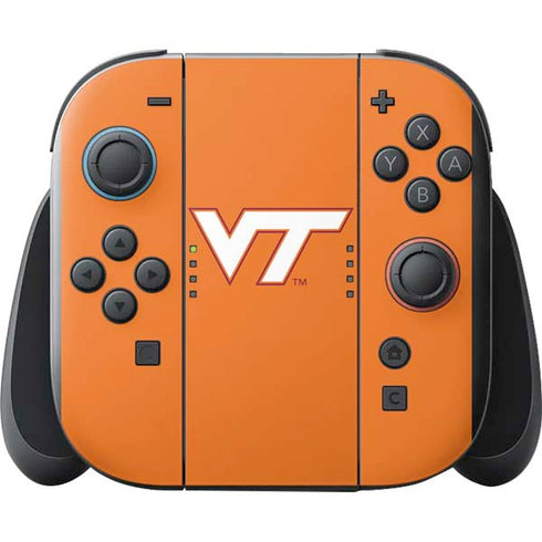 Virginia Tech University Orange Nintendo Switch 2 (2025) with Joy-Con Skin
