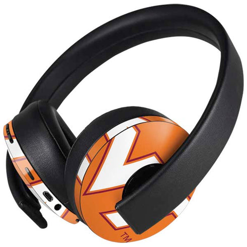 Virginia Tech University Orange PlayStation 4 Gold Wireless Headset Skin