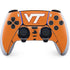 Virginia Tech University Orange PlayStation PS5 Skins
