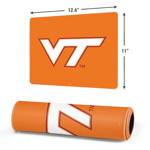Virginia Tech University Orange Gaming Mouse Pad