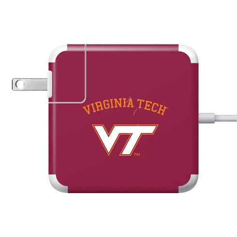 Virginia Tech University VT 85W Power Adapter (15 and 17 inch MacBook Pro Charger) Skin