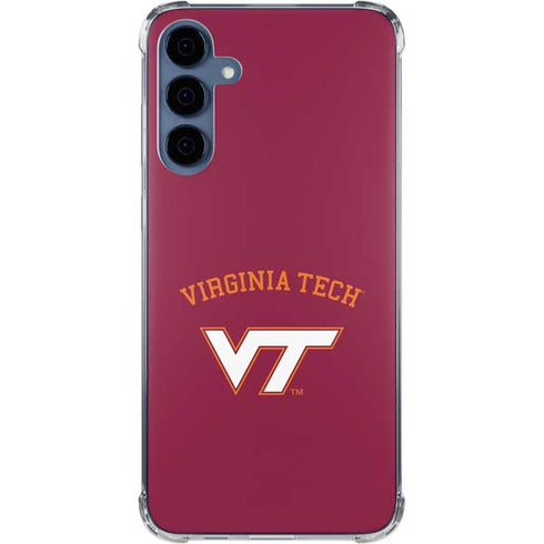 Virginia Tech University VT Galaxy A55 5G Clear Case