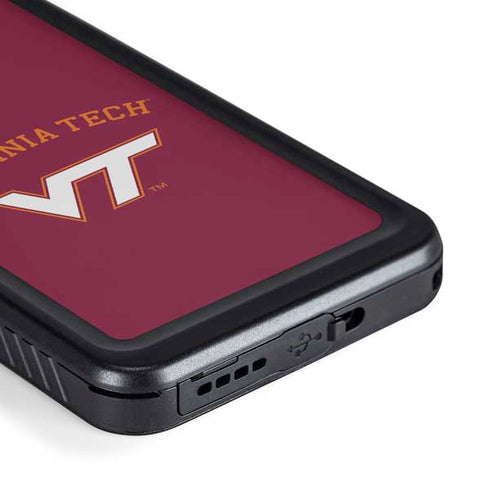 Virginia Tech University VT Galaxy S23 Plus Waterproof Case