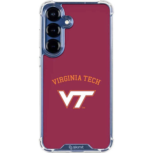 Virginia Tech University VT Galaxy S25 FE Clear Case