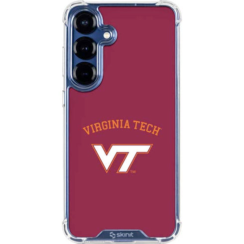 Virginia Tech University VT Galaxy S25 Plus Clear Case