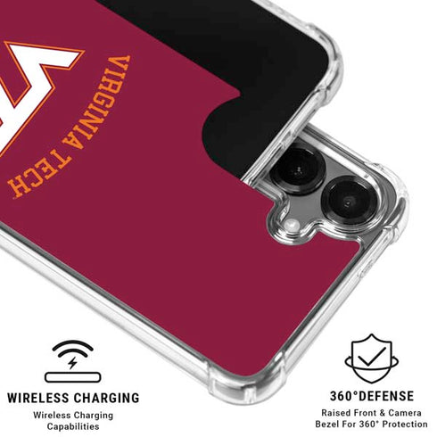 Virginia Tech University VT Galaxy S26 Plus Clear Case