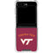 Virginia Tech University VT Galaxy Z Flip6 Clear Case