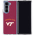 Virginia Tech VT Galaxy Z Fold5 5G Clear Case