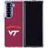 Virginia Tech University VT Galaxy Z Fold7 Clear Case