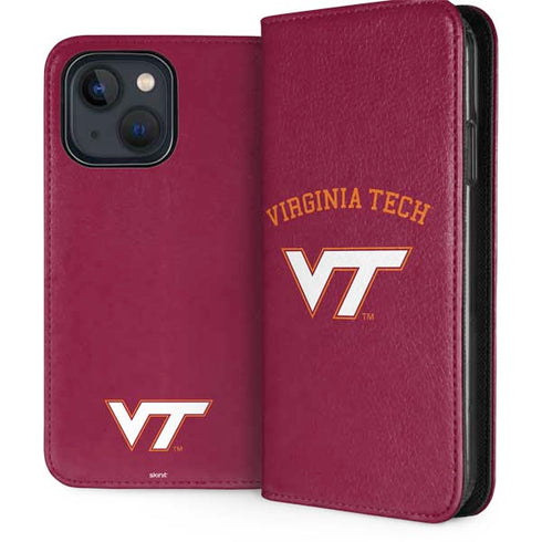 Virginia Tech University VT iPhone 15 Folio Case