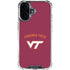 Virginia Tech University VT iPhone 16 Clear Case