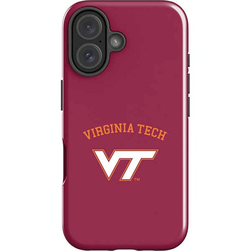 Virginia Tech University VT iPhone 16 Plus Impact Case