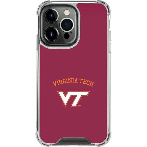Virginia Tech University VT iPhone 16 Pro Clear Case