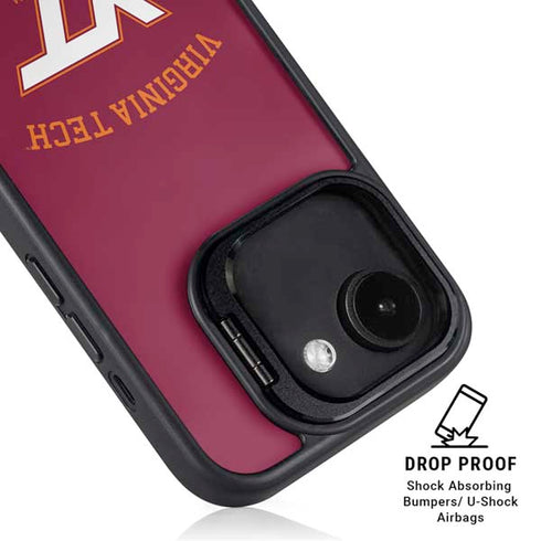 Virginia Tech University VT iPhone 16e Kickstand Case